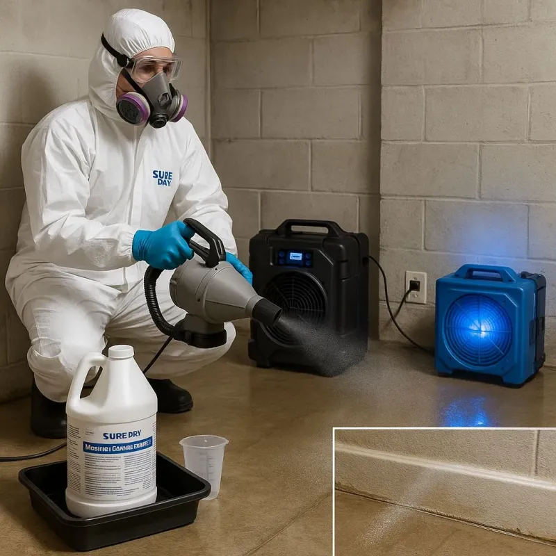 Sanitization and Odor Removal process in Oxford, PA